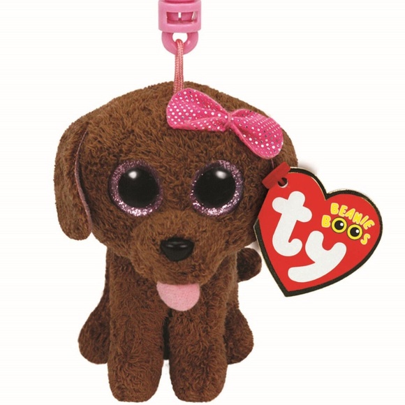 TY Beanie Boos 3" MADDIE Poodle Dog Key Chain Plush Collectable NEW w Tags - Picture 1 of 8